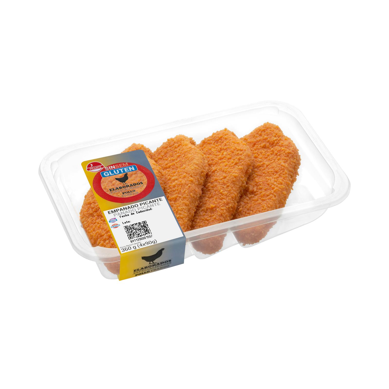 Panures de poulet épicées sans gluten
