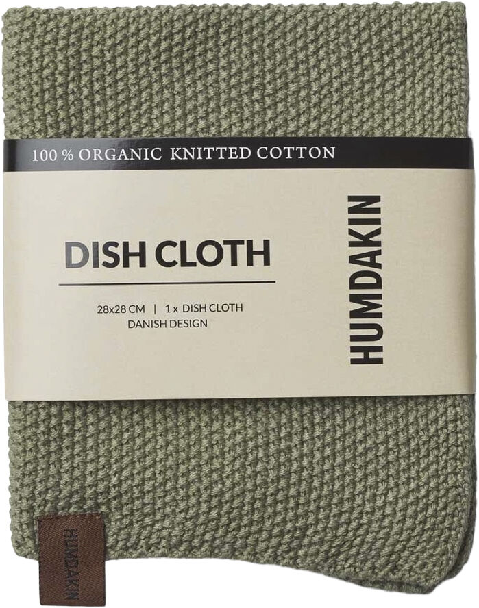 Humdakin Knitted dishcloth Oak Oak