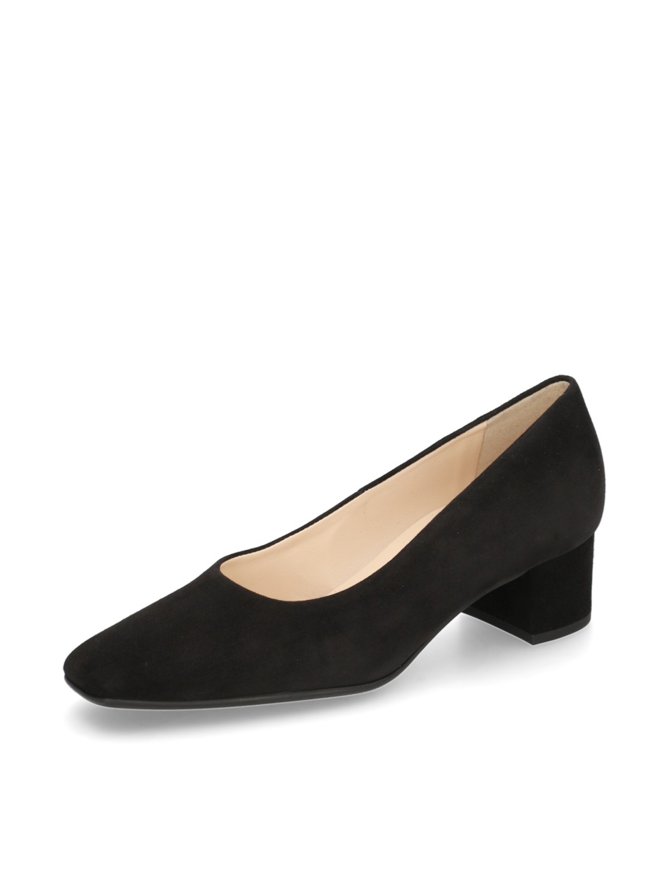 Veloursleder Pumps