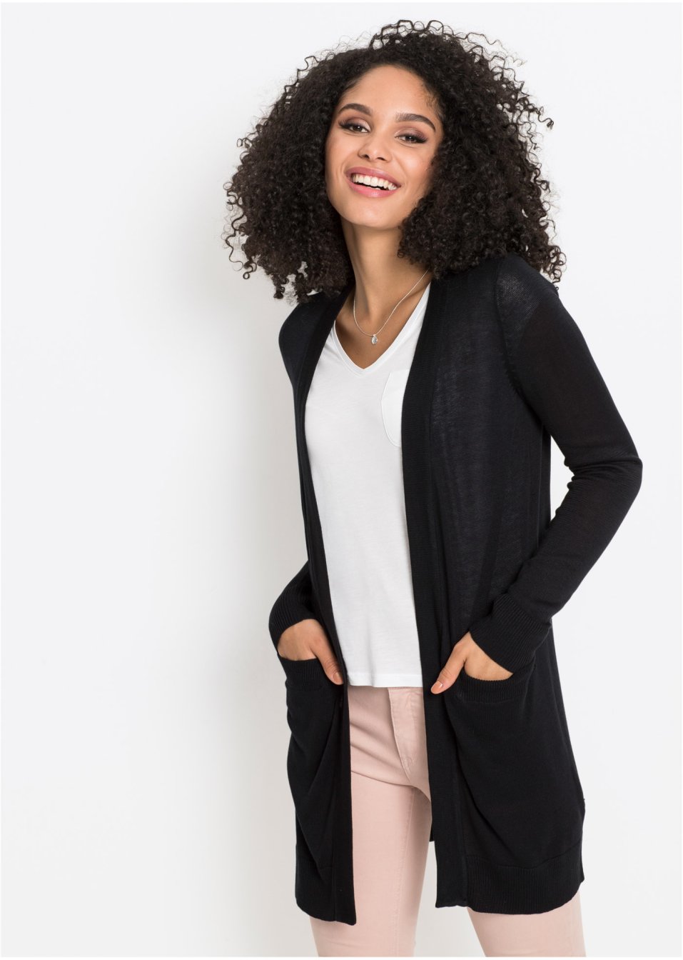 Gilet long en maille