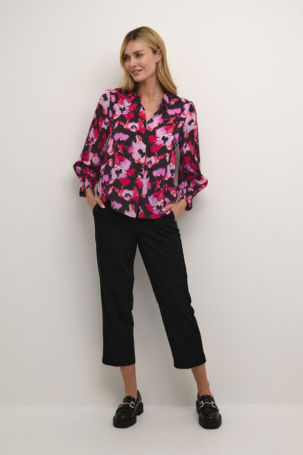 Kaffe KAtanya Shirt 3/4 Sleeve Pink faded flower