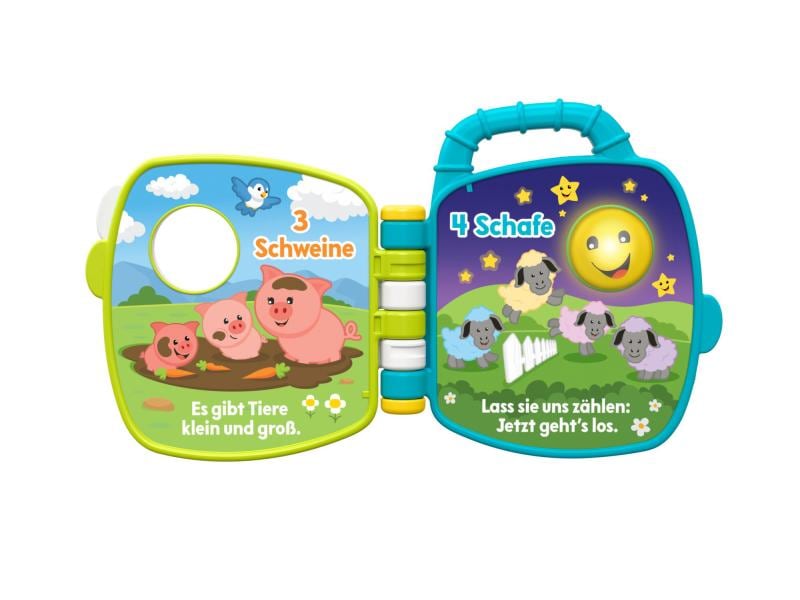 Fisher-Price Musikspielzeug Tierfreunde-Liederbuch Für den bestmöglichen Start ins Leben