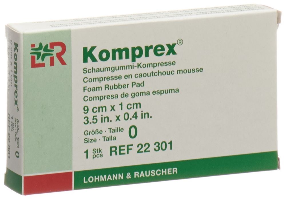 KOMPREX Schaumgummi Kompresse 9x5x1cm 1 Stk