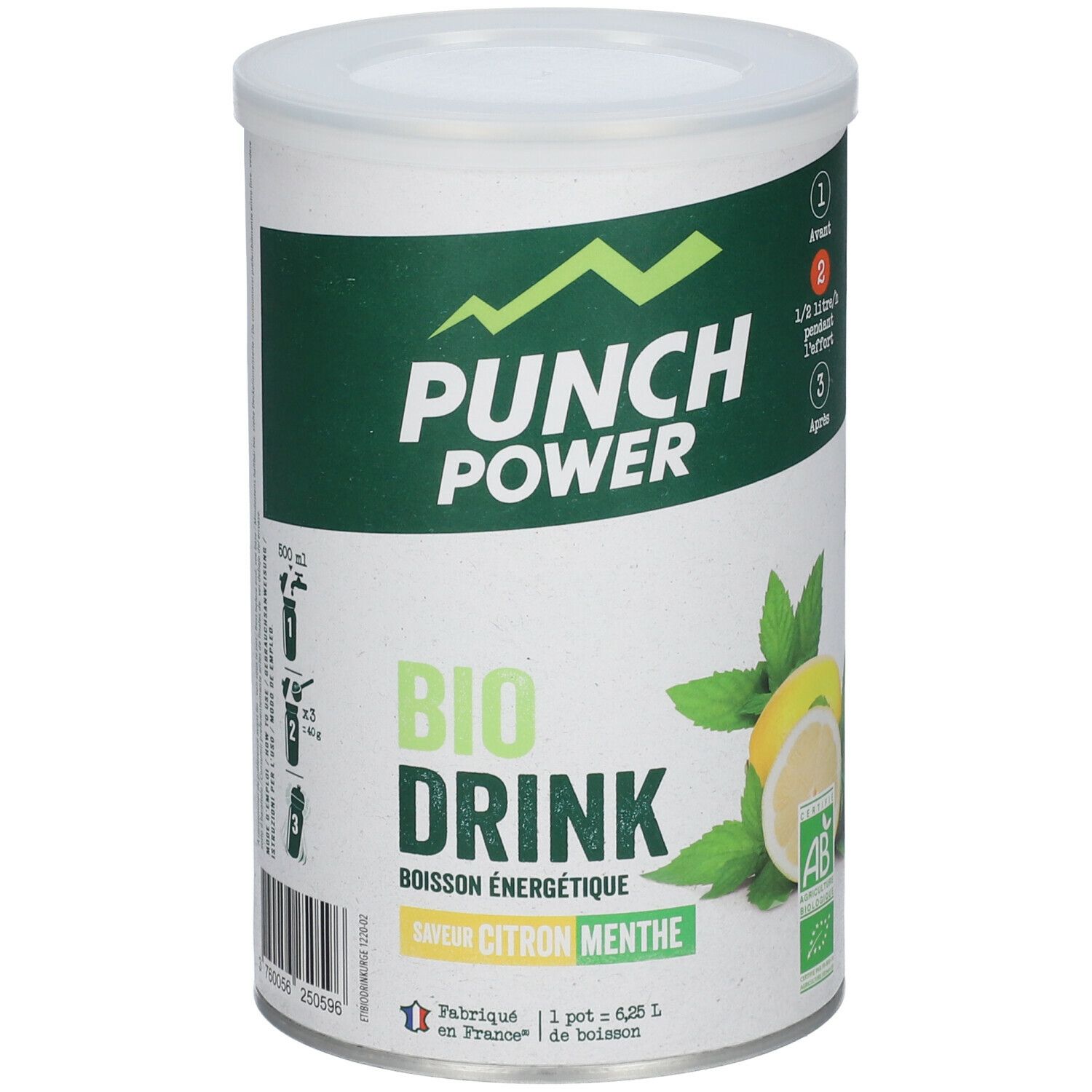 PUNCH POWER Biodrink BIO Zitrone-Minze