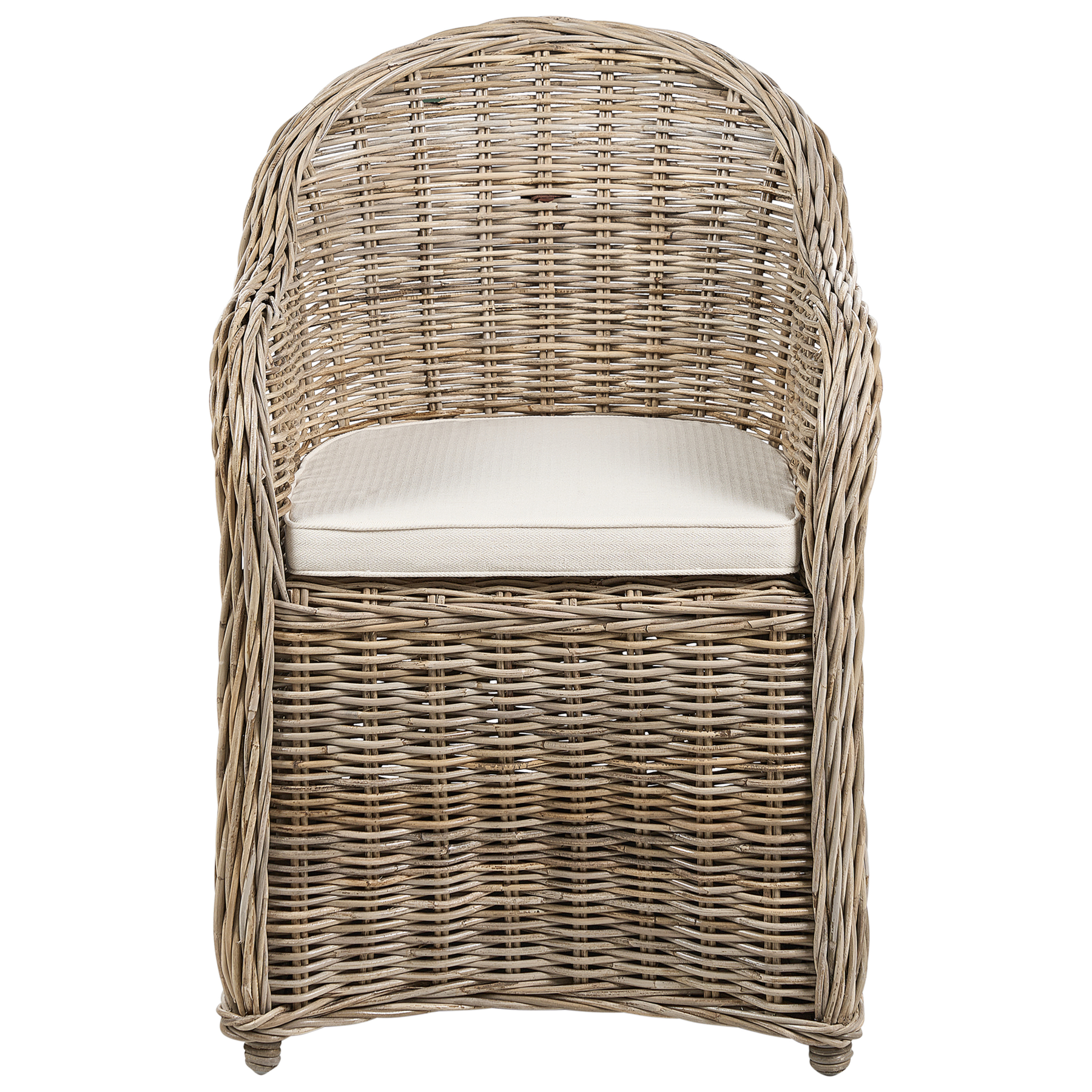 Beliani - SUSUA II  - Tuinstoel - Lichtbeige - Rotan