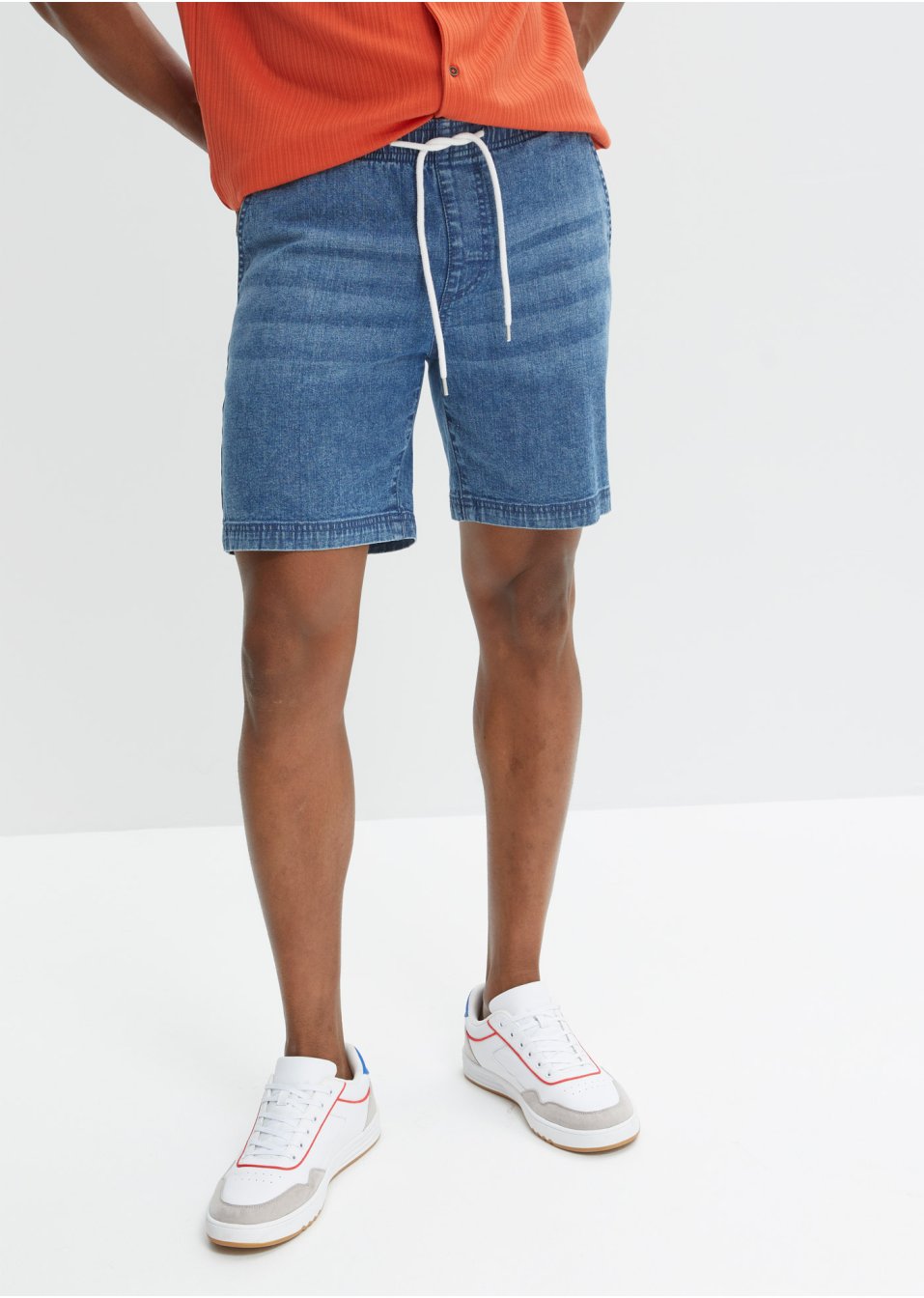 Short en jean extensible, Slim Fit