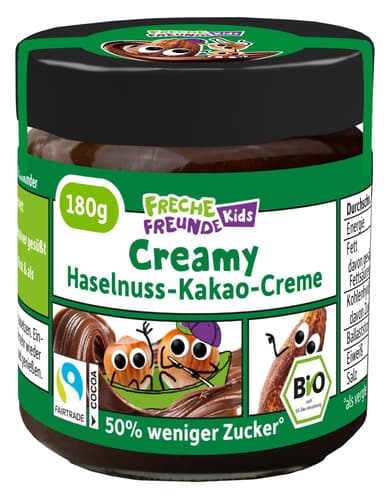Freche Freunde Kids Bio Creamy Haselnuss-Kakao-Creme