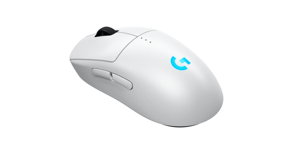 Logitech GPRO 2 LIGHTSPEED Wireless gaming muis  (Wit, 100 - 44,000 dpi, RGB)