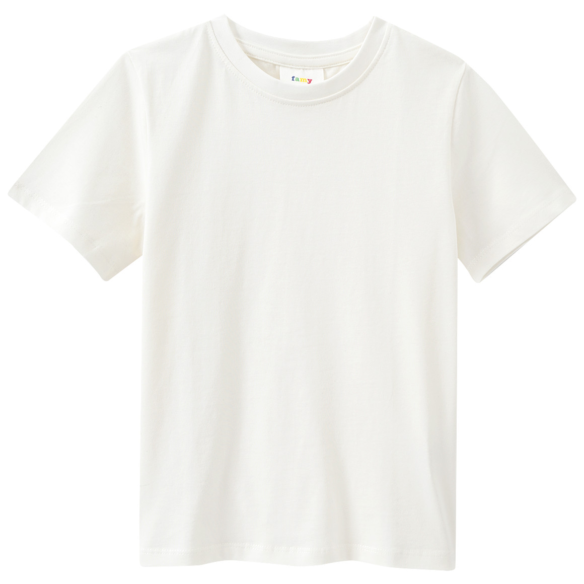 Famy 3 Jungen T-Shirts im Basic-Look salbei / weiss / dunkelblau