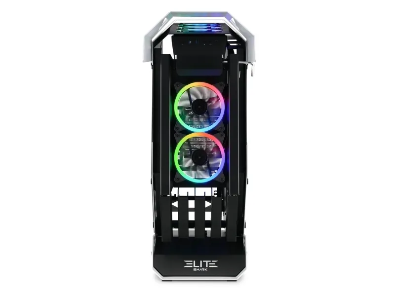 Sharkoon Elite Shark CA700 - Mid tower - ATX - sidepanel med vindue (hærdet glas) - ingen strømforsyning - USB/Lyd