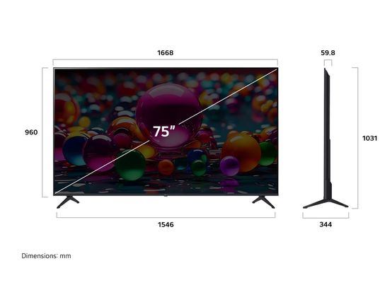 LG - TV LED 4K 189 cm 75UA75006LA