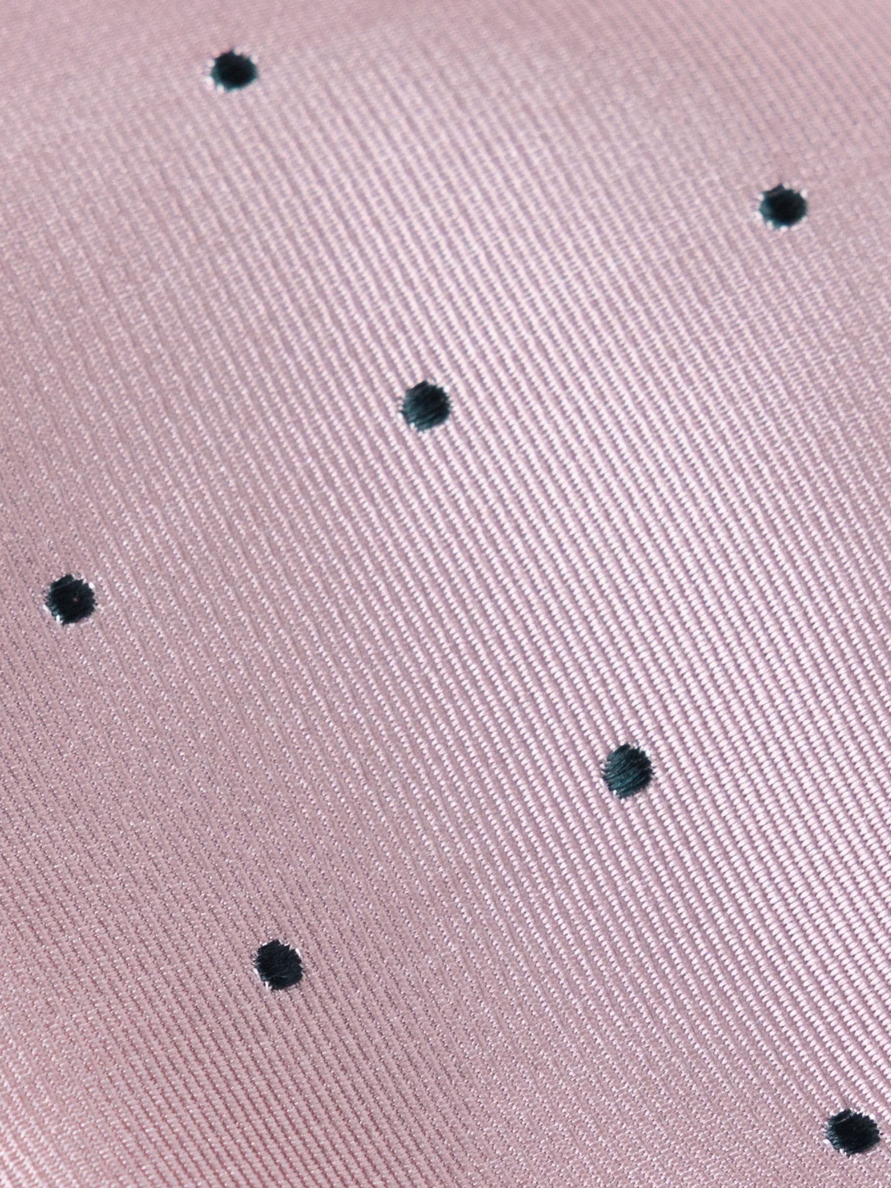 Hawes & Curtis Pink Spot Repp Tie