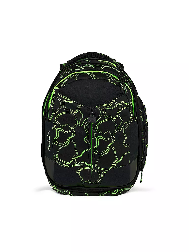 SATCH Schulrucksack Match Green Supreme schwarz