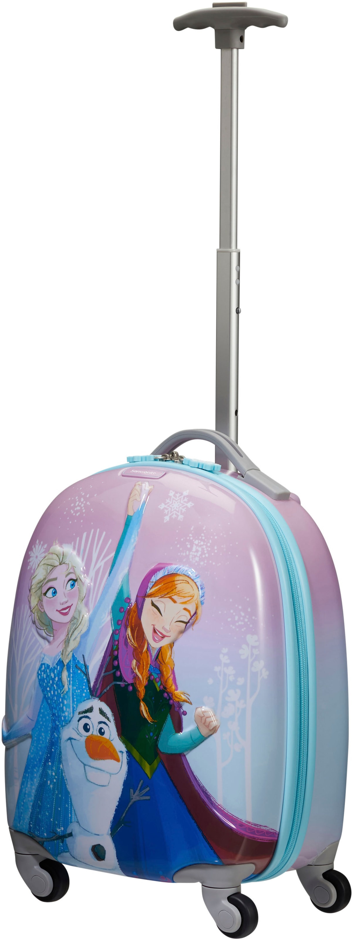 Samsonite Kinderkoffer »Disney Ultimate 2.0, 46 cm, Frozen« 20,5 l 4 Rollen Kinderreisekoffer Kindertrolley Handgepäck Hartschalenkoffer