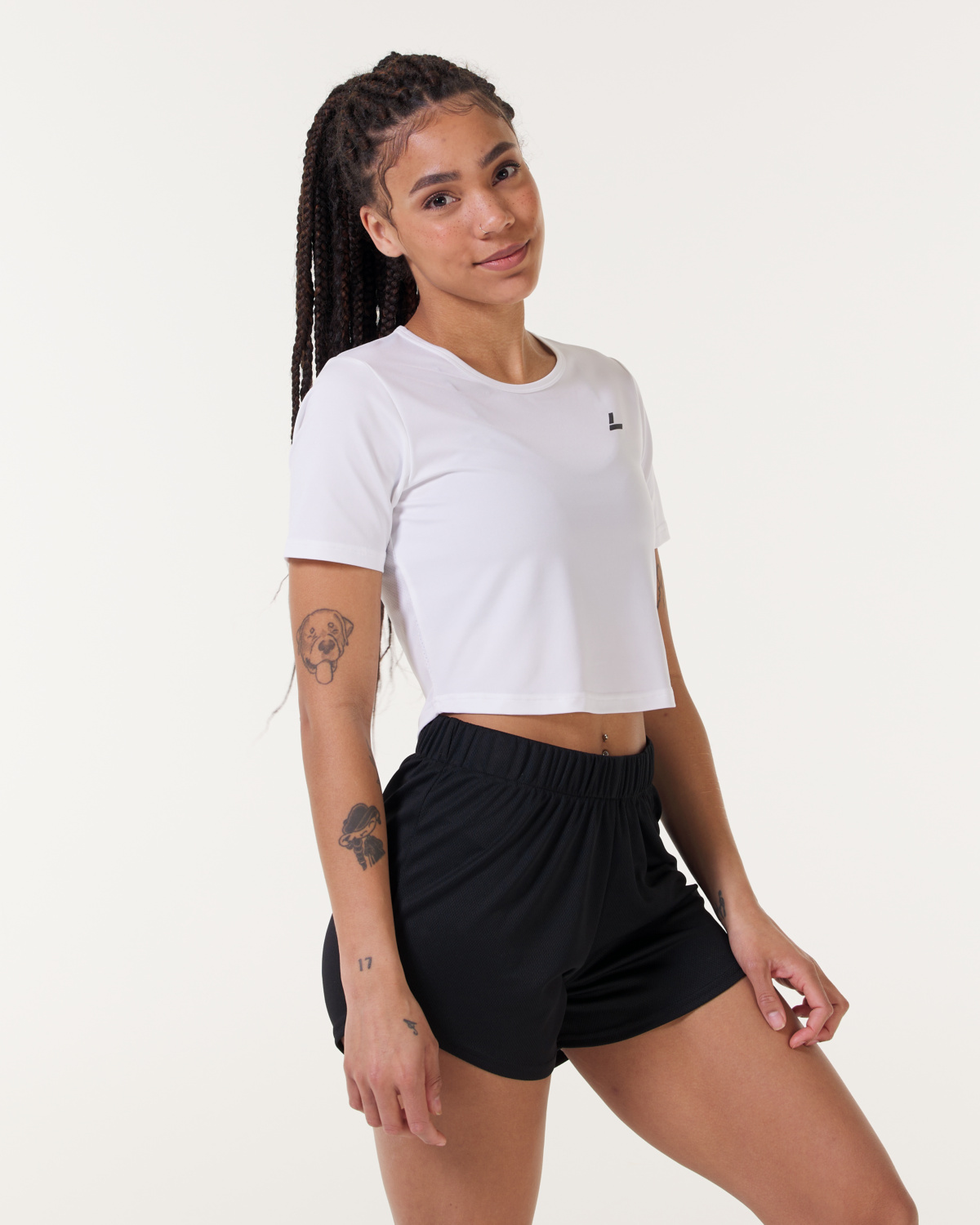 LEVITY Breeze Mesh Back T-shirt White