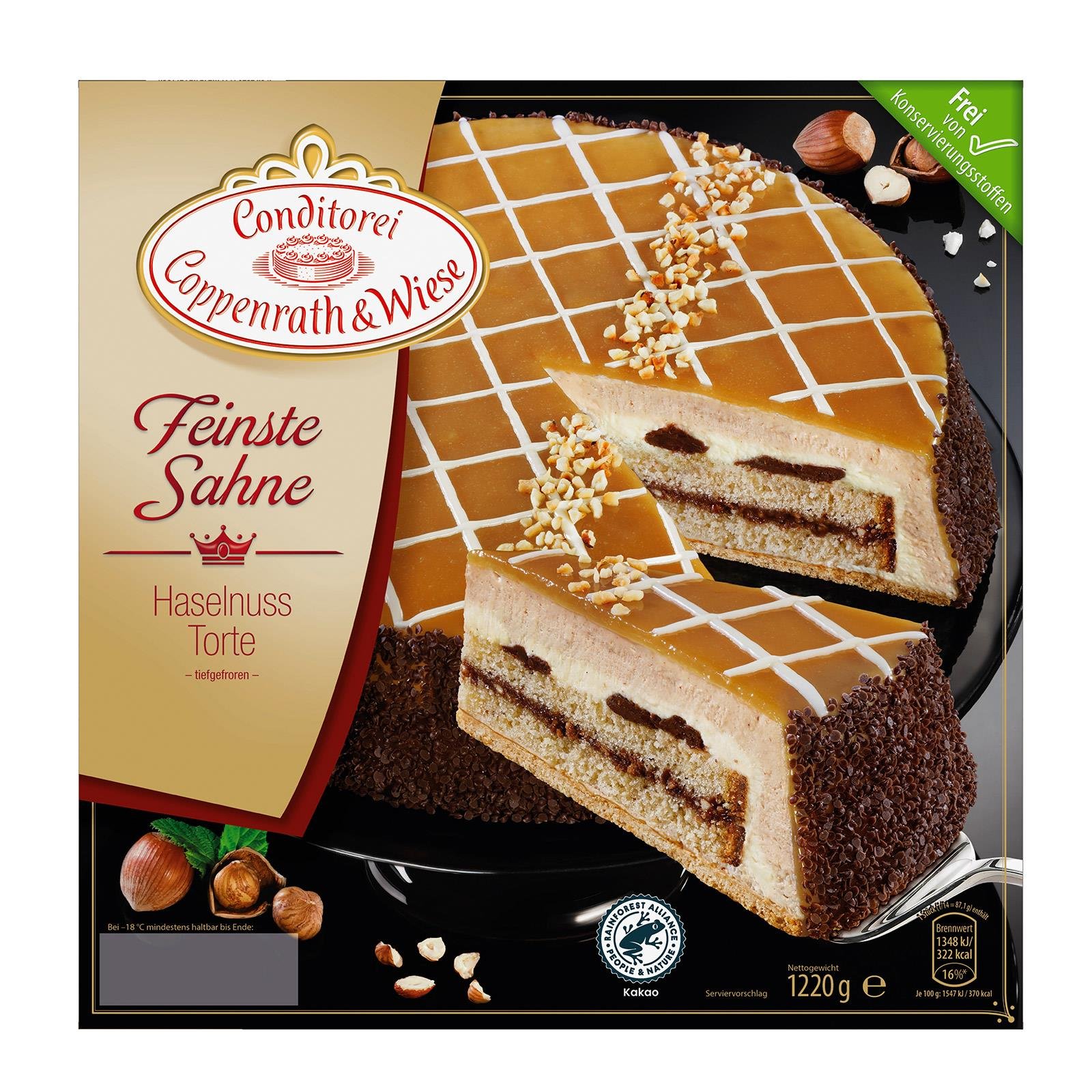 Coppenrath & Wiese Feinste Sahne Haselnuss Torte