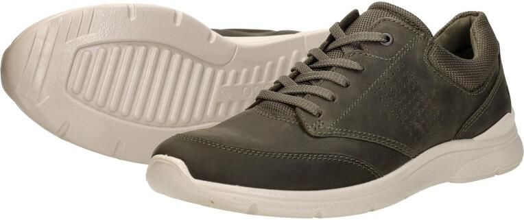 Ecco Sneakers Irving met witte loopzool vrijetijdsschoen lage schoen veterschoen