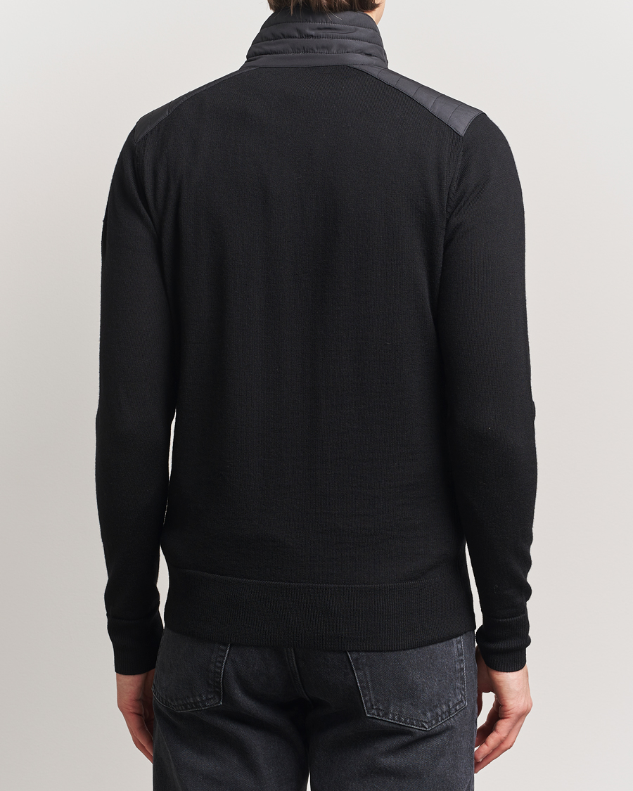 Belstaff Kilmington Quarter Zip Jumper Black