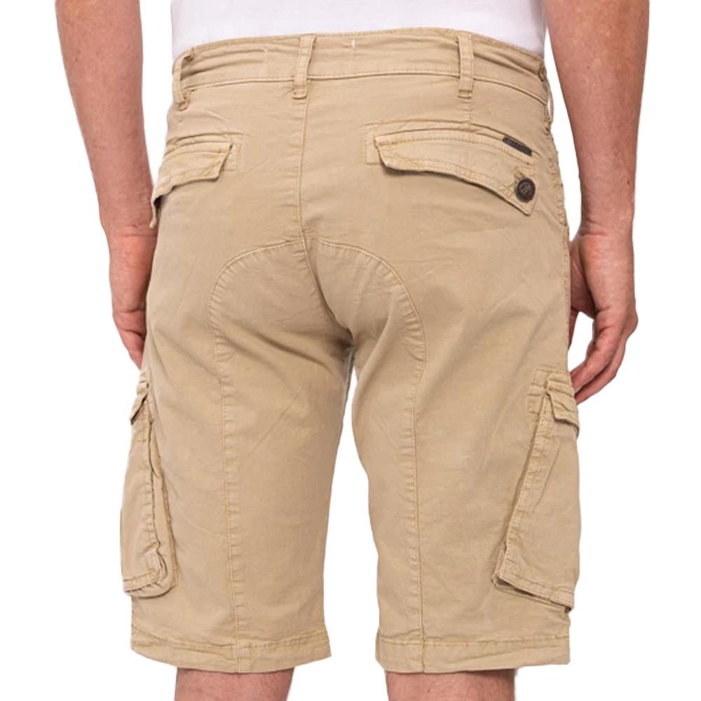 Paname Brothers Bermuda Cargo Beige Homme Paname Brothers Betty