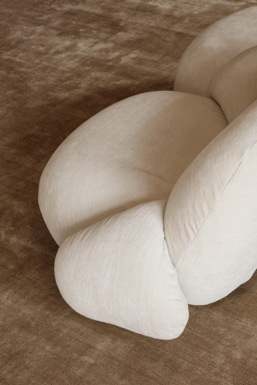 Gubi Pacha 2-zits sofa, dedar belsuede 007