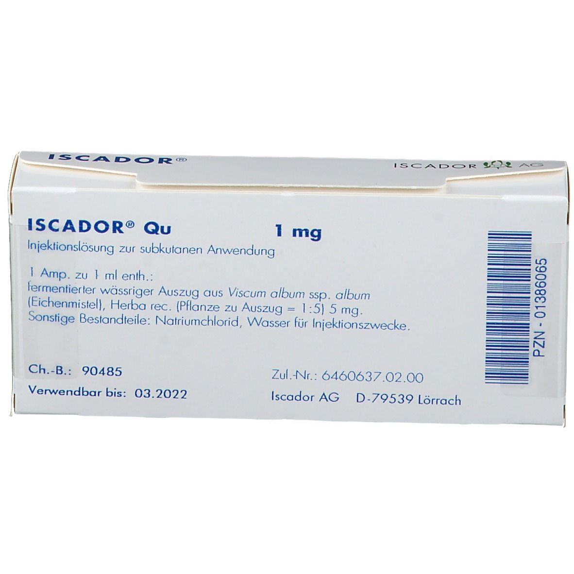 ISCADOR® Qu 1 mg