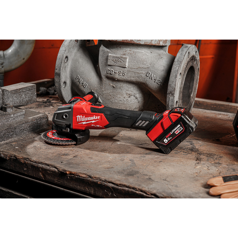 Milwaukee M18 FUEL FSAGV125XB-0X accu haakse slijper (body) 18V Li-ion