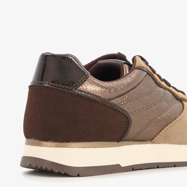 Tamaris dames sneakers met metallic details