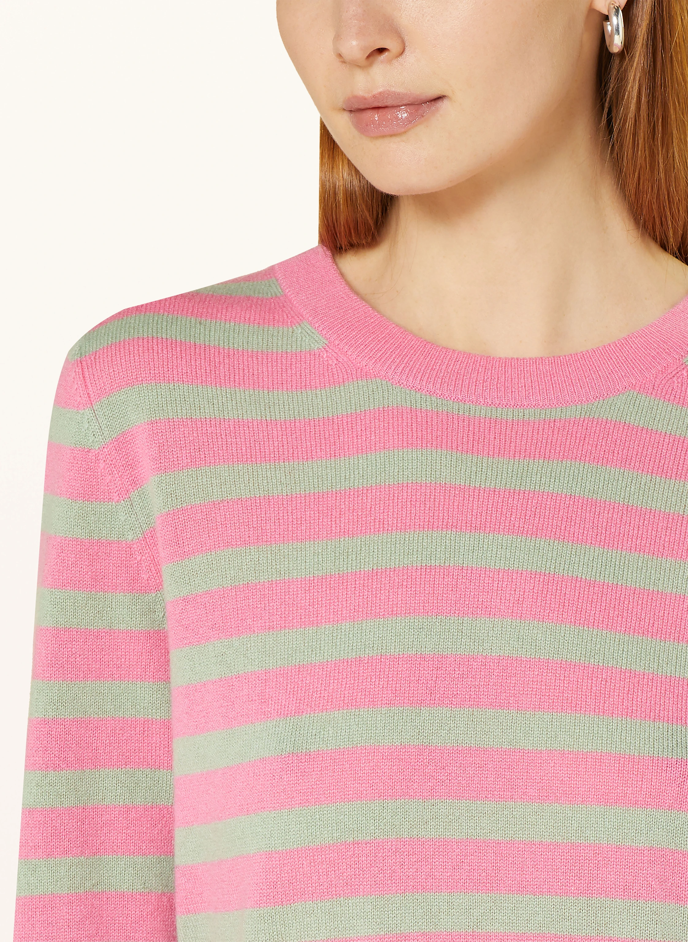 darling harbour Cashmere-Pullover mit 3/4-Arm