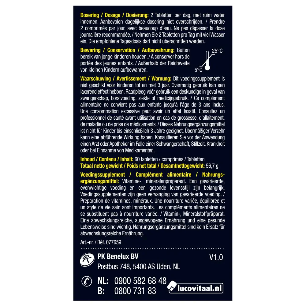 Multi+ IJzer Energie 60 tabletten