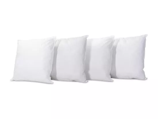 BELLECOUR LITERIE | Lot de 4 oreillers 65x65 cm GRAND PALACE | Fibres creuses polyester