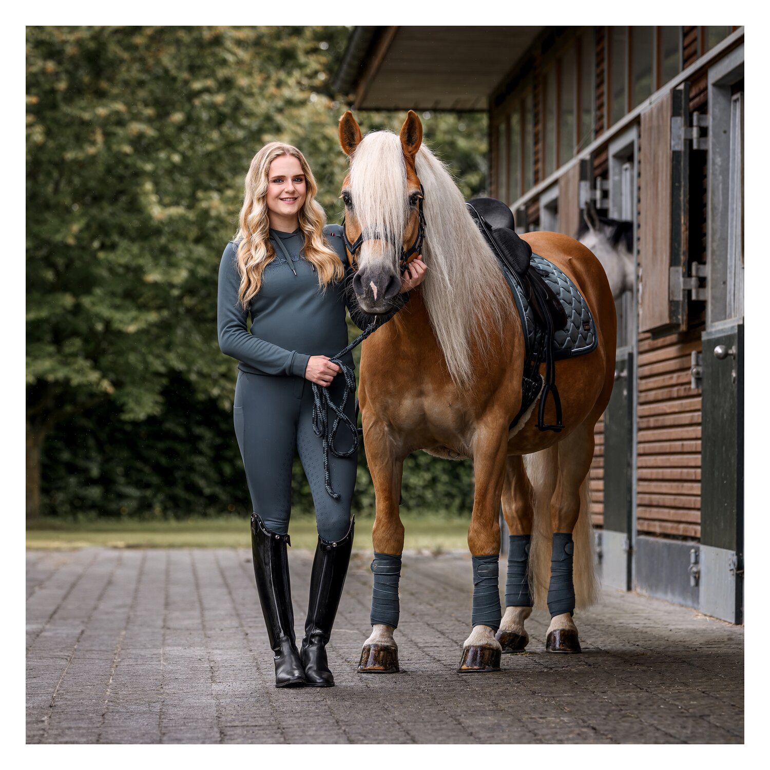 Cavallo Funktions-Sweathoodie CAVALMELBA - silver pine