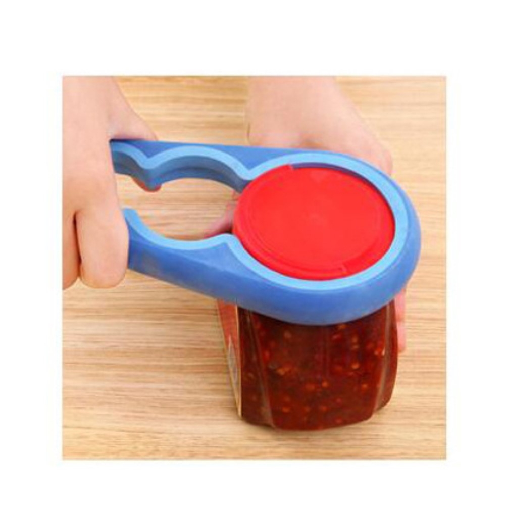 (14cm) Multifunktions Flaschen Öffner Hilfe Senioren Deckelöffner für Dosen / Gläser - Assortiert