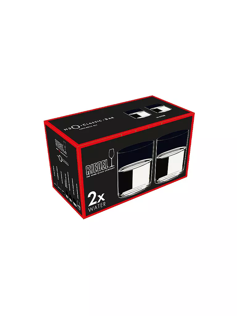RIEDEL Wasserglas 2er Set 330ml O WINE TUMBLER transparent