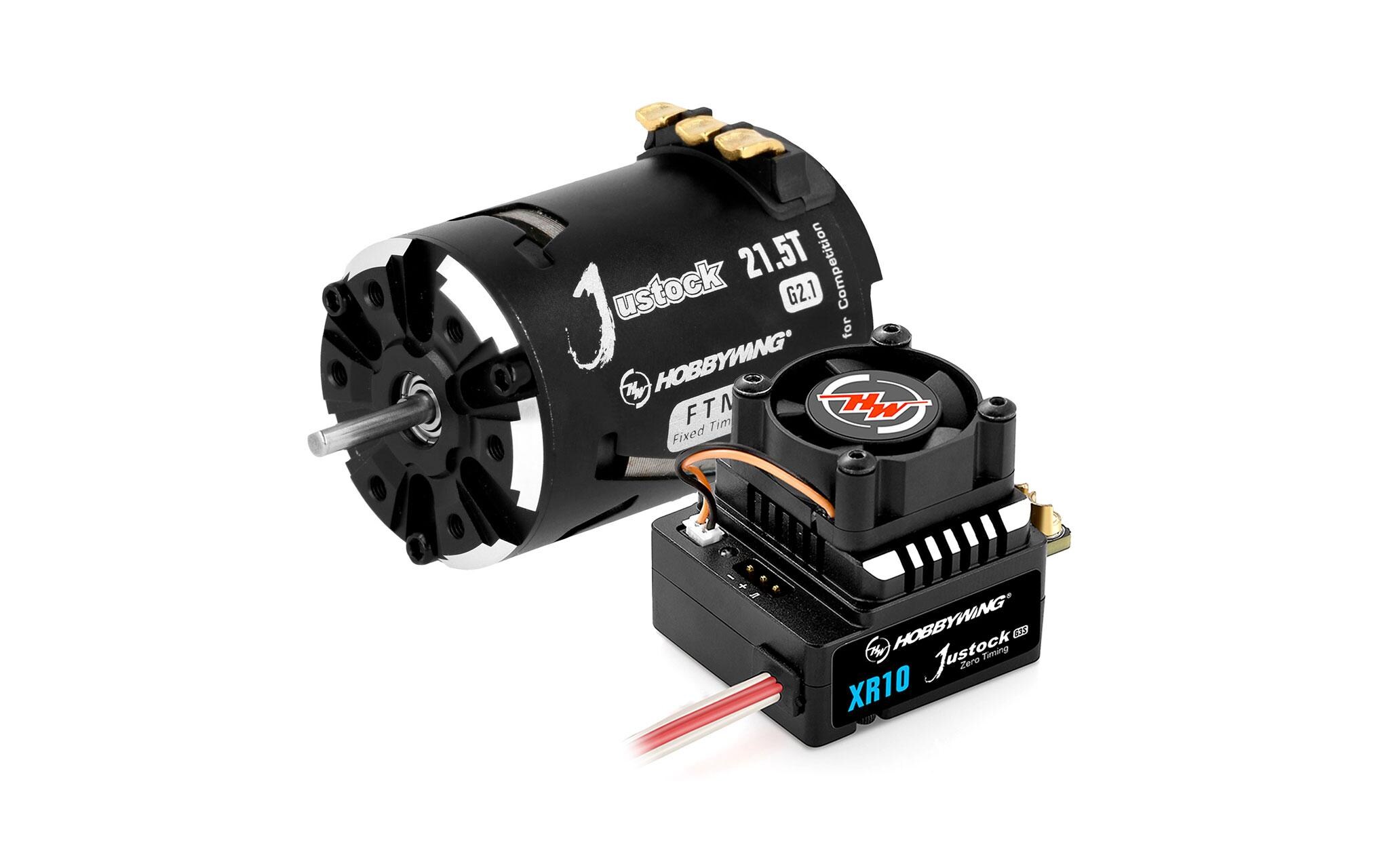 Brushless-Antriebsset Xerun Justock Combo G3S 21.5T, 1:10<br>Brushless Sensored Antriebssset für Stock und Sport Rennfahrer