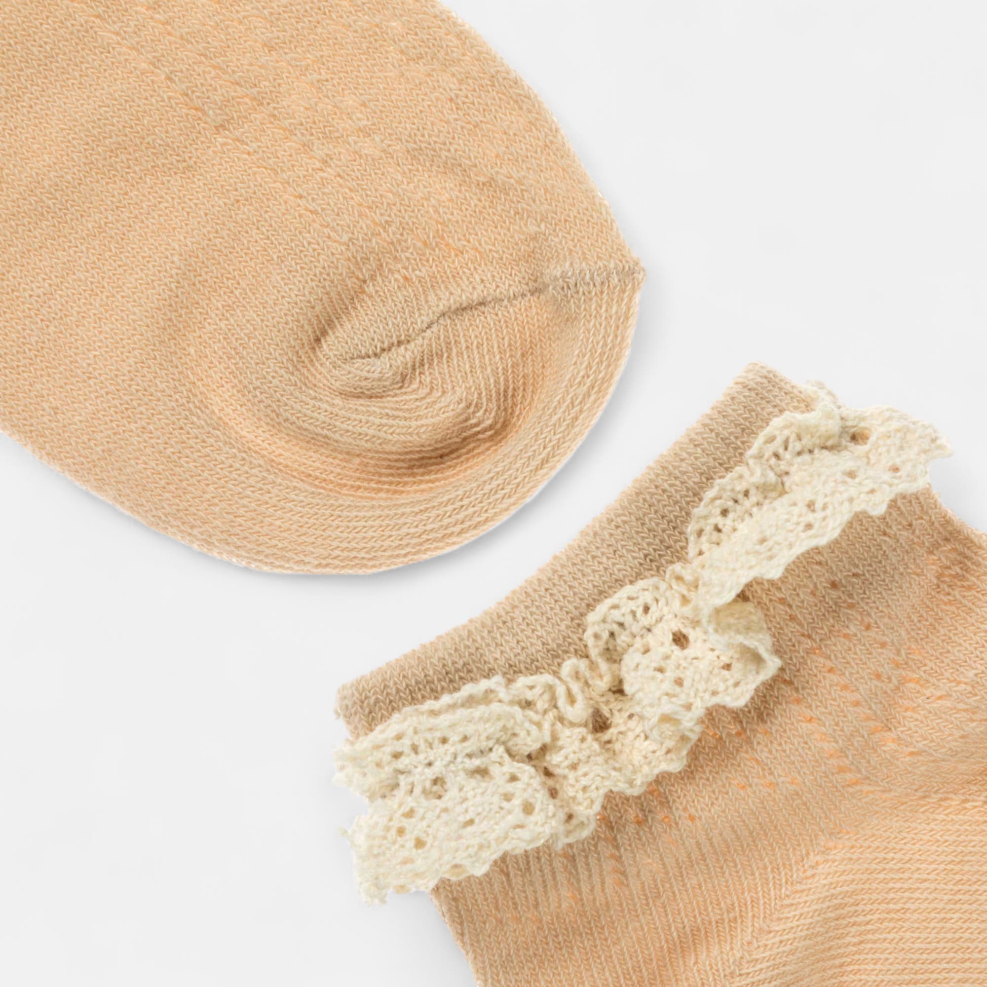 Chaussettes Femme beige