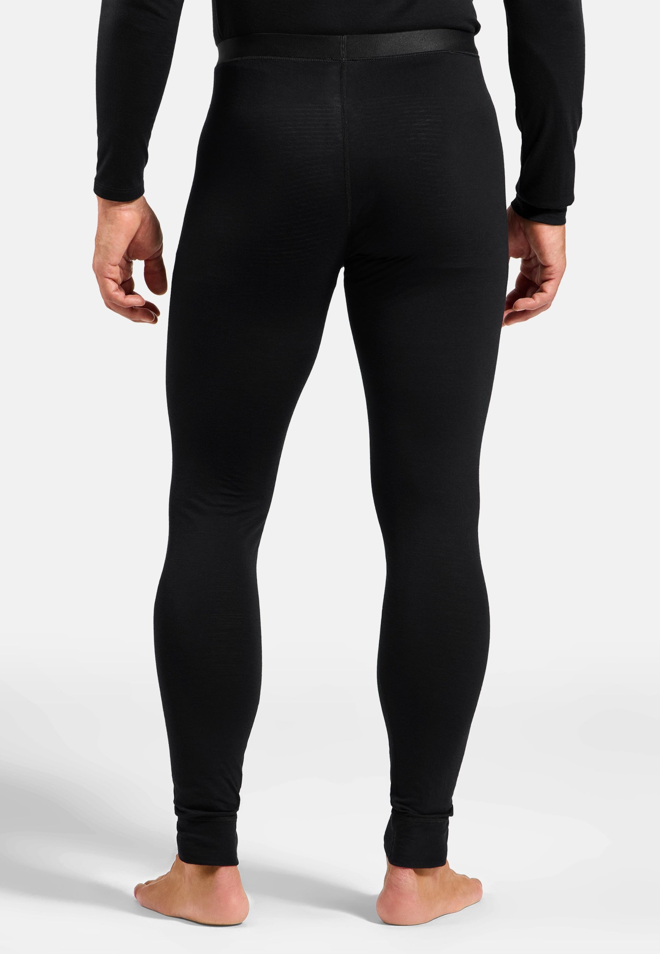 Natural Merino 160 Base Layer Tights in black