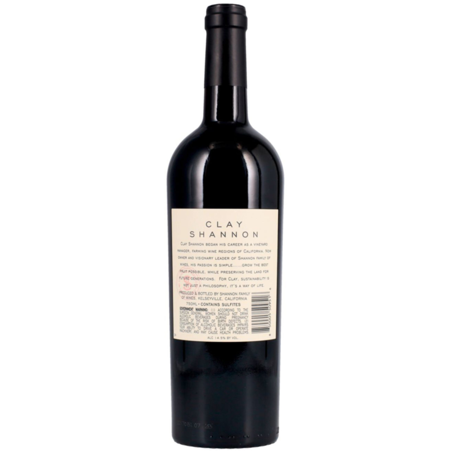 Zinfandel California Clay Shannon Family of Wines -75cl