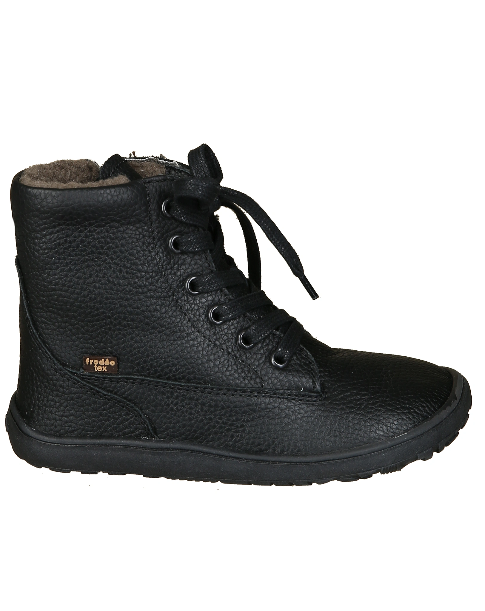 Winterstiefel BAREFOOT TEX LACES in black