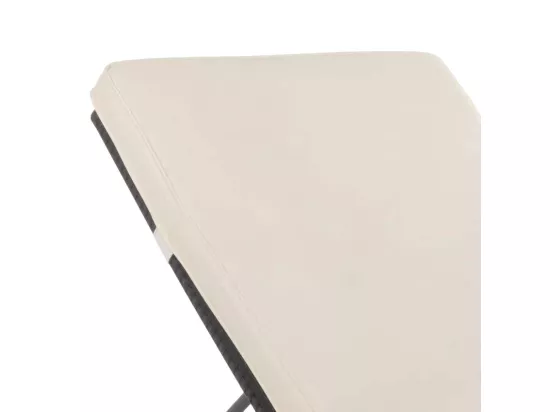 Bain de soleil de plage et jardin avec matelas confort ZEPHYR