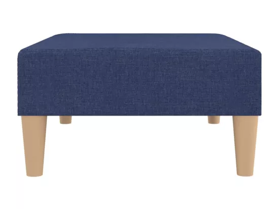 Repose-pied Bleu 78x56x32 cm Tissu