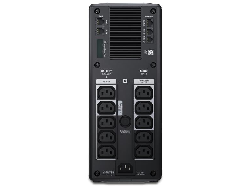 APC USV BR1500GI 1500 VA / 865 W Line-Interaktiv-USV mit 1500 VA Kapazität