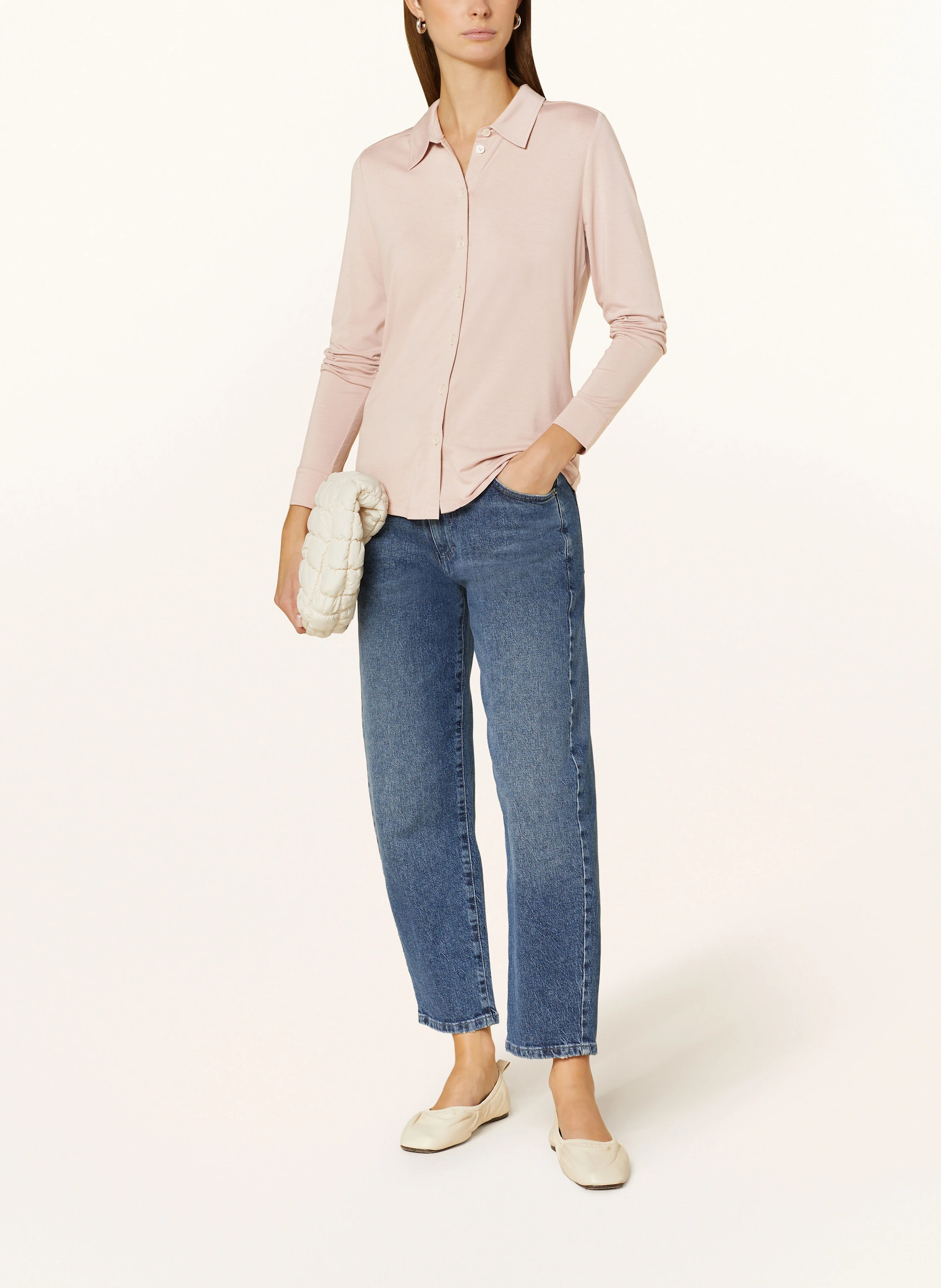 Marc O'Polo Hemdbluse aus Jersey