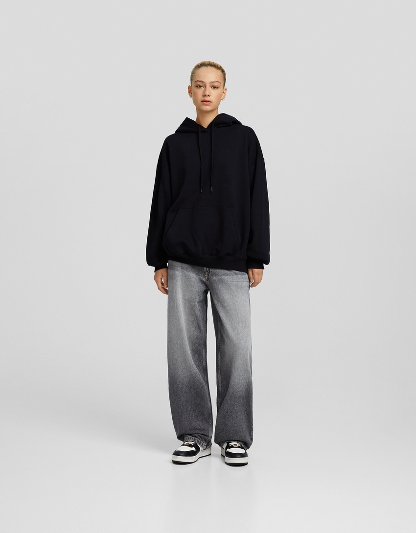 Moletom oversized com bolso