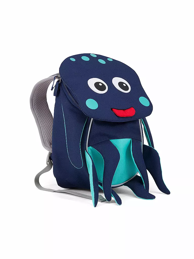 AFFENZAHN Kinder Rucksack  Kleine Freunde - Oliver Octopus blau