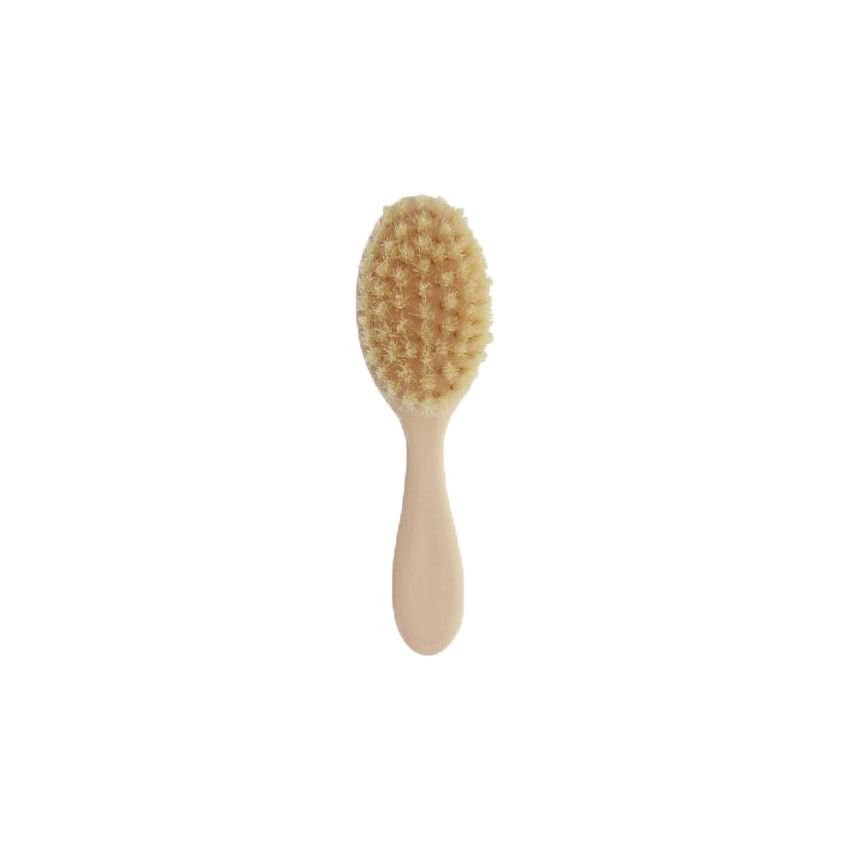 Brosse à cheveux à brins en soie naturelle - Ecru
