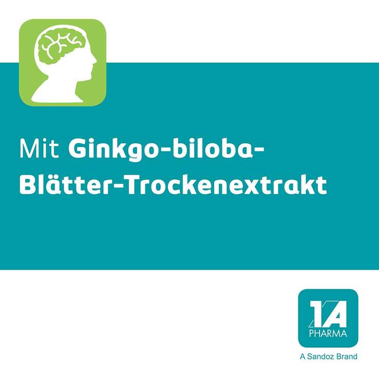 Ginkgo – 1 A Pharma®  240 mg Filmtabletten, 60 St