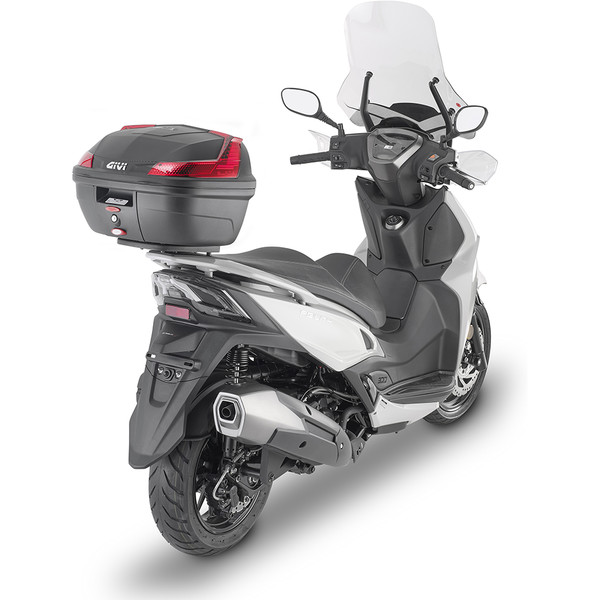 Givi - Top case B37 Blade avec platine et kit de fixation Noir / Rouge