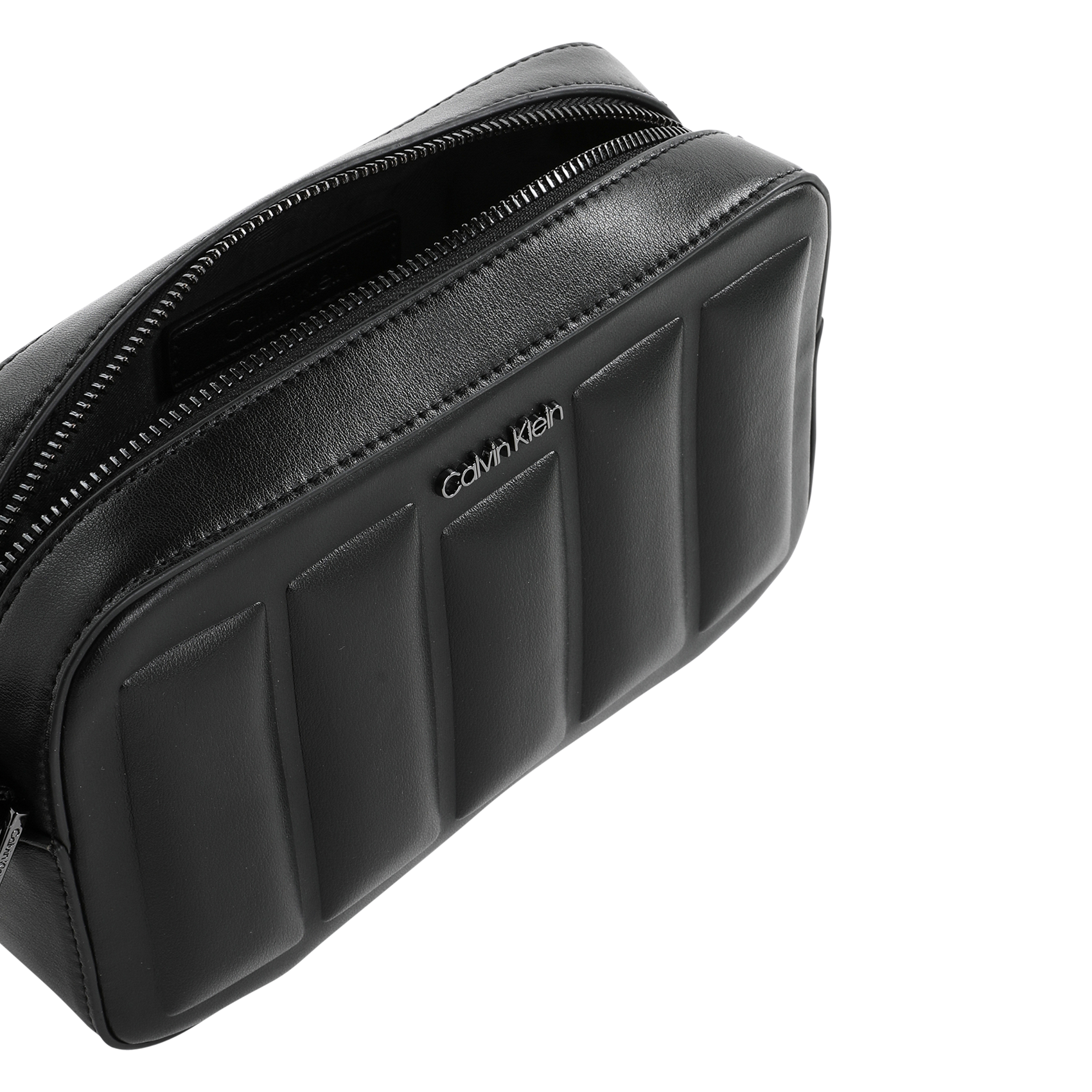 Sac bandoulière matelassé effet cuir | Gris