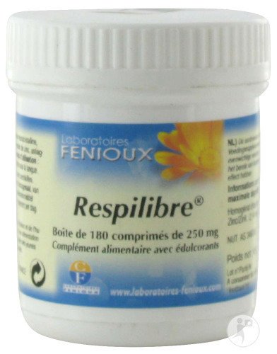 Laboratoire Fenioux Respilibre Complément Alimentaire Avec Édulcorants 180 Comprimés