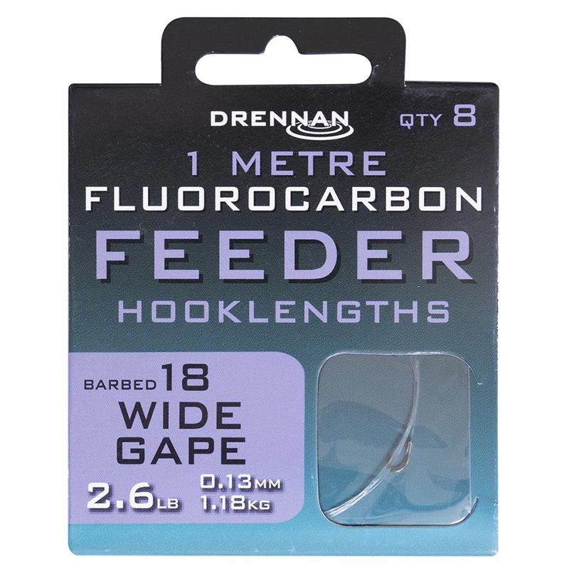 Bas De Ligne Drennan Fluoro Feeder Wide Gape